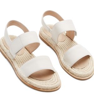 Eileen Fisher Max Espadrille Sandal white size 9